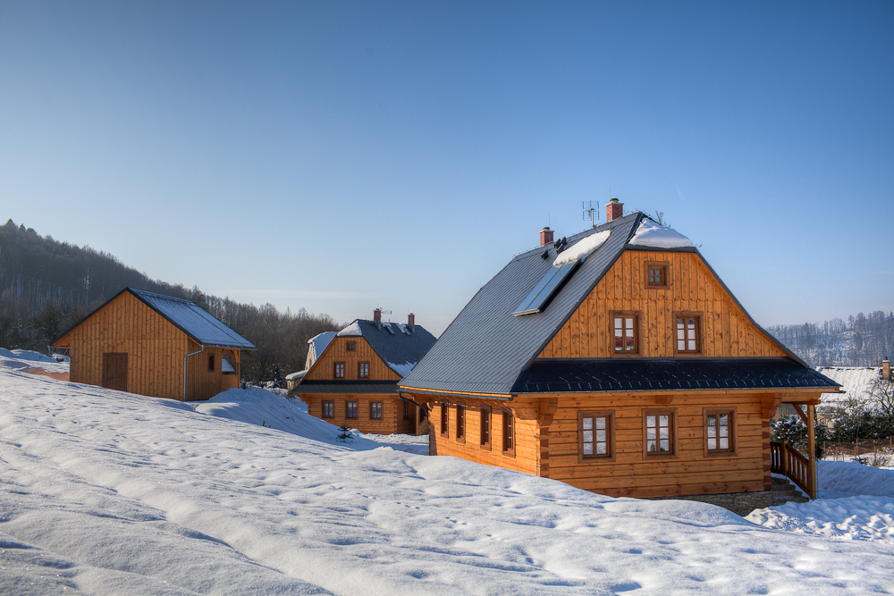 January Ski getaways in Jeseníky log cabins